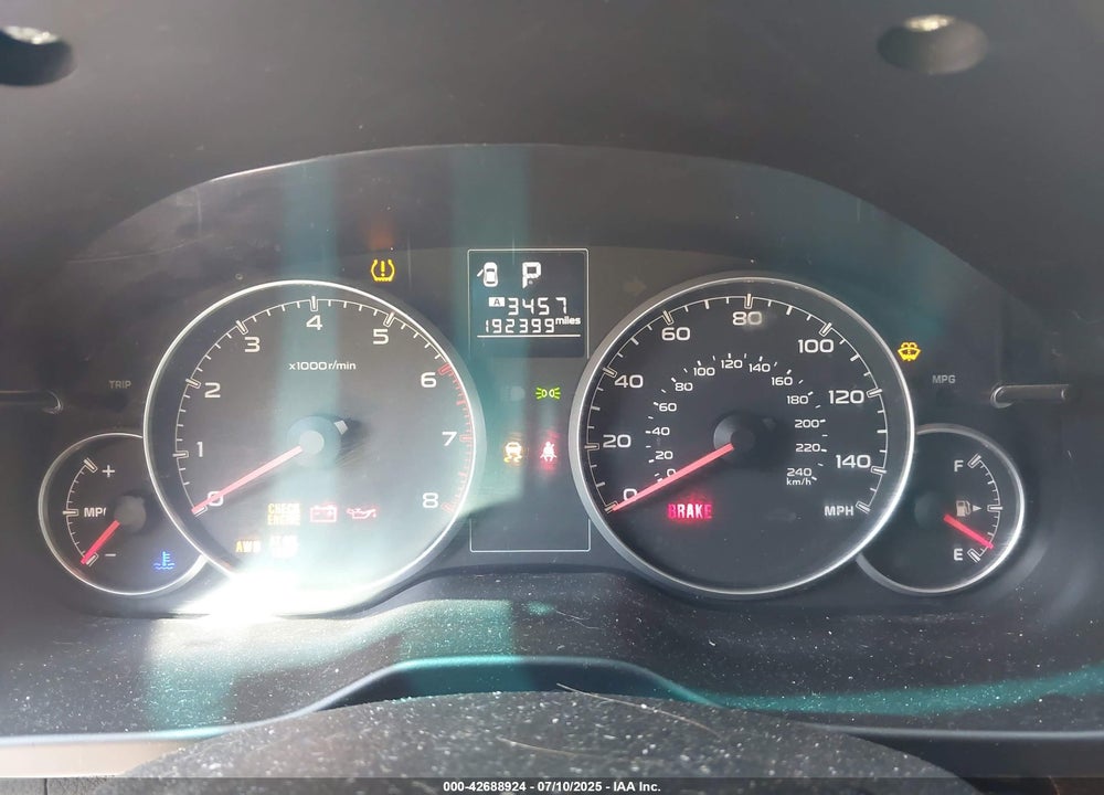 2013 SUBARU LEGACY 2.5I PREMIUM VIN: 4S3BMBG61D3038652