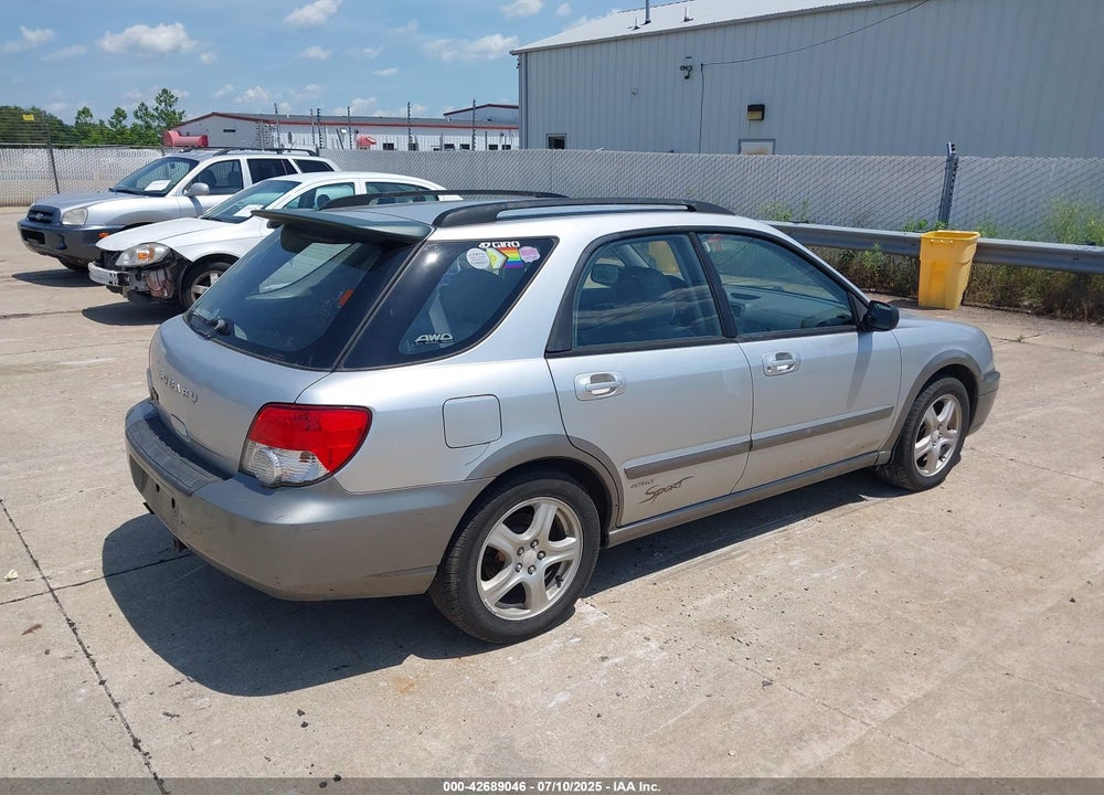 2004 SUBARU IMPREZA OUTBACK SPORT VIN: JF1GG68504H819407