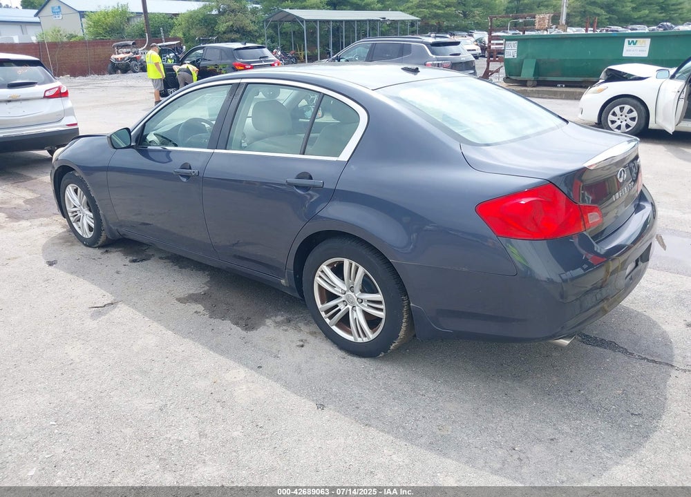 2011 INFINITI G25 VIN: JN1DV6AP1BM600039