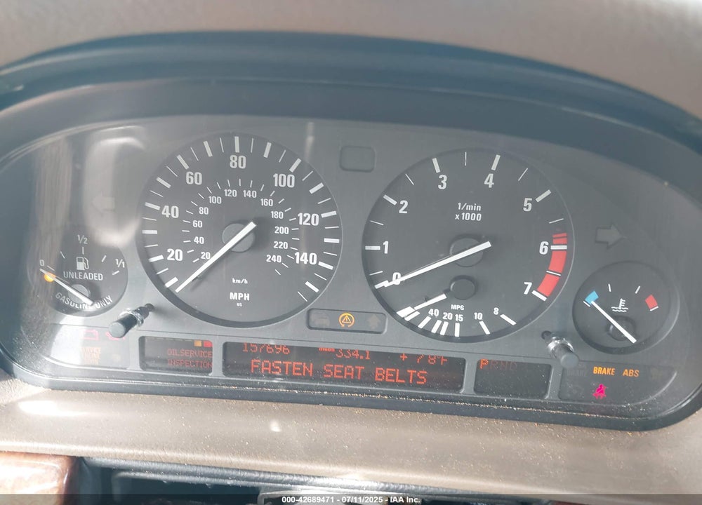 2001 BMW 740IA VIN: WBAGG83411DN85413