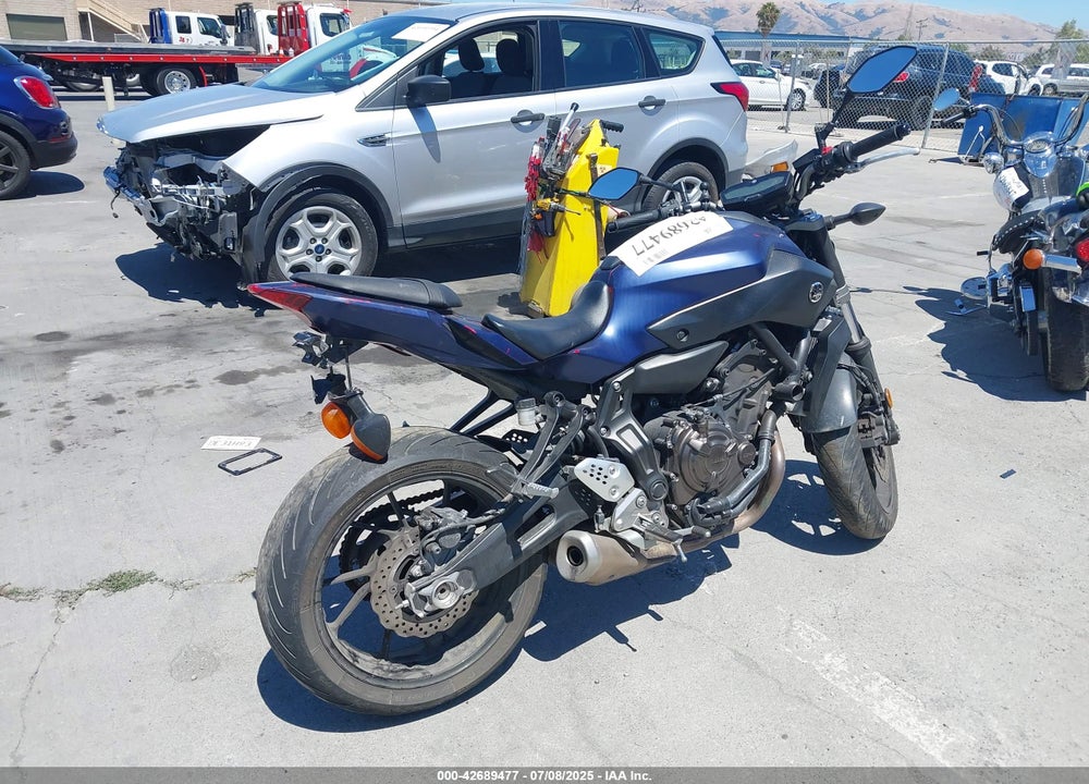 2017 YAMAHA FZ07A C VIN: JYARM20Y8HA000309