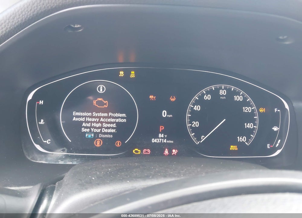 2022 HONDA ACCORD VIN: 1HGCV1F33NA121632