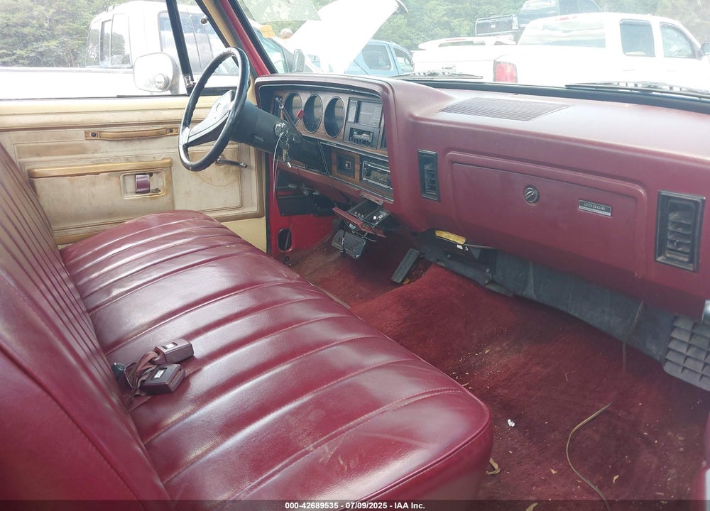 1989 DODGE D-SERIES D100 VIN: 1B7FE06Y3KS003085
