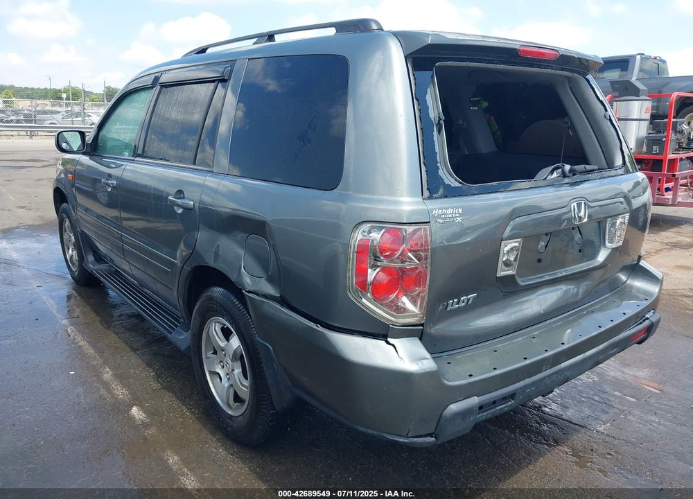 2007 HONDA PILOT EX-L VIN: 5FNYF28527B005645