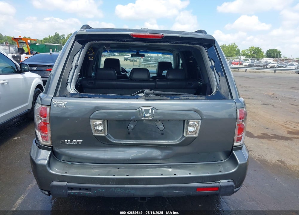 2007 HONDA PILOT EX-L VIN: 5FNYF28527B005645