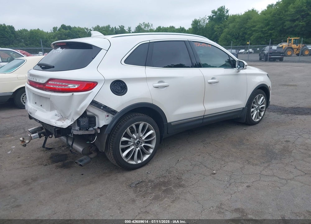 2018 LINCOLN MKC RESERVE VIN: 5LMCJ3C91JUL22803