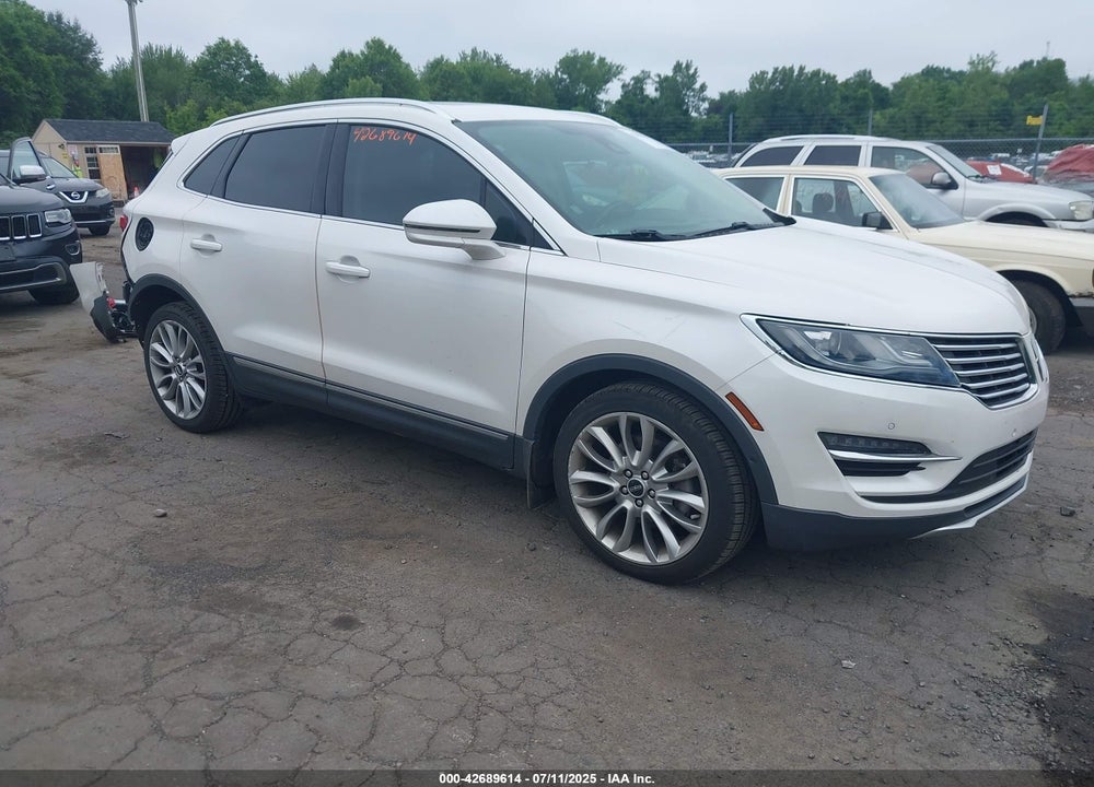 2018 LINCOLN MKC RESERVE VIN: 5LMCJ3C91JUL22803