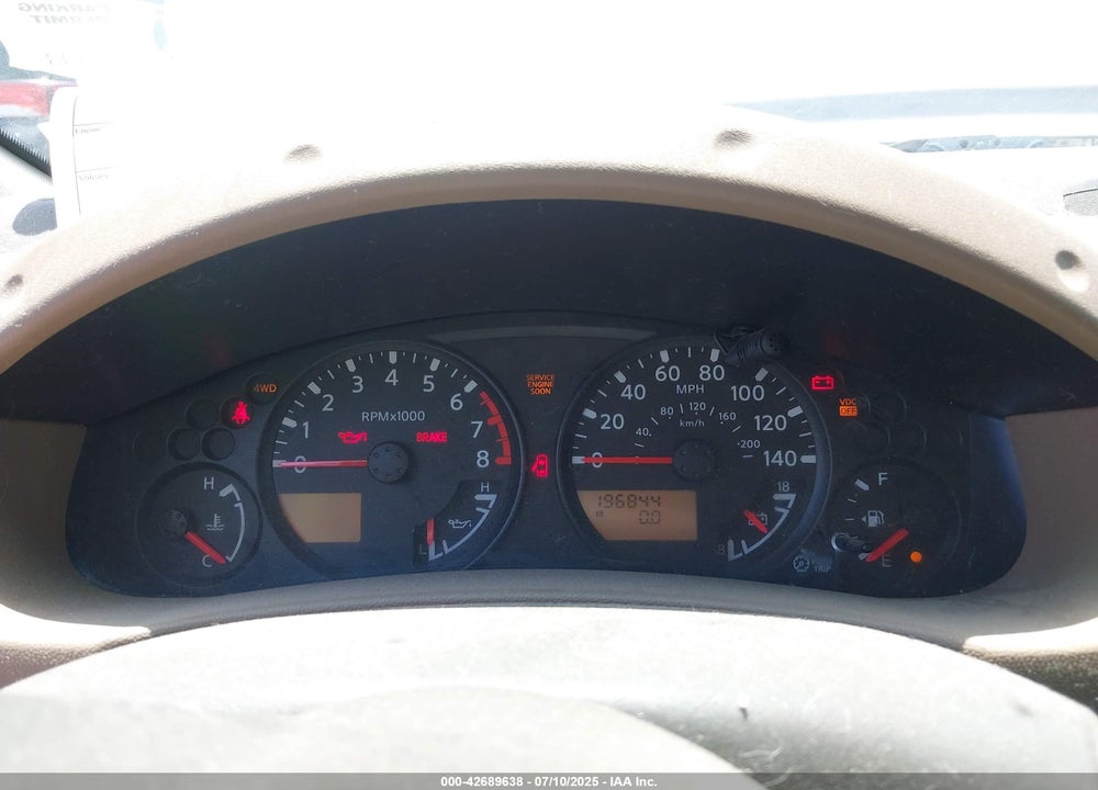 2007 NISSAN XTERRA VIN: 5N1AN08W67C505625
