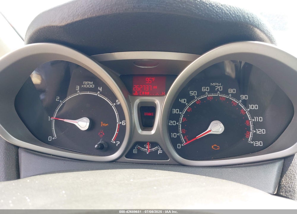 2013 FORD FIESTA VIN: 3FADP4BJ6DM152674