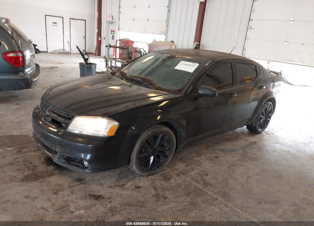 2013 DODGE AVENGER VIN: 1C3CDZCGXDN682929