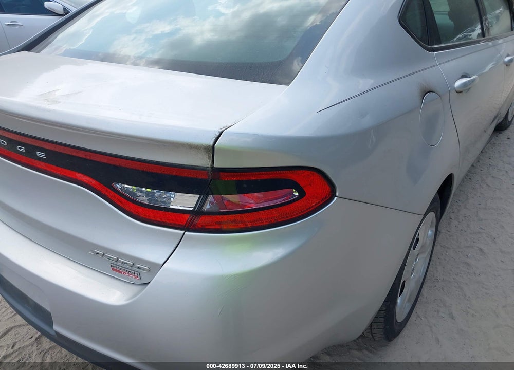 2013 DODGE DART VIN: 1C3CDFAH7DD296596