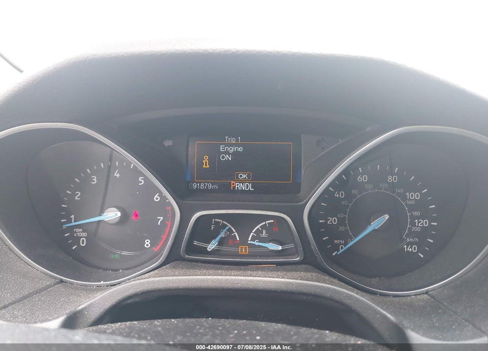 2015 FORD FOCUS S VIN: 1FADP3E20FL280640