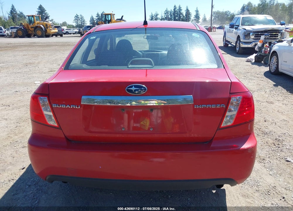 2009 SUBARU IMPREZA VIN: JF1GE60659H508881