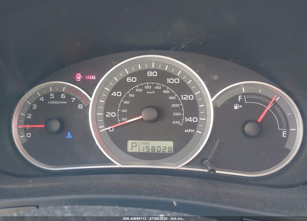 2009 SUBARU IMPREZA VIN: JF1GE60659H508881