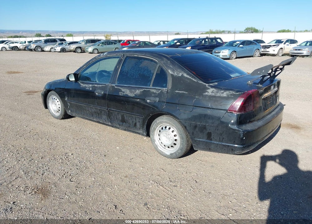 2002 HONDA CIVIC LX VIN: 1HGES16682L066011