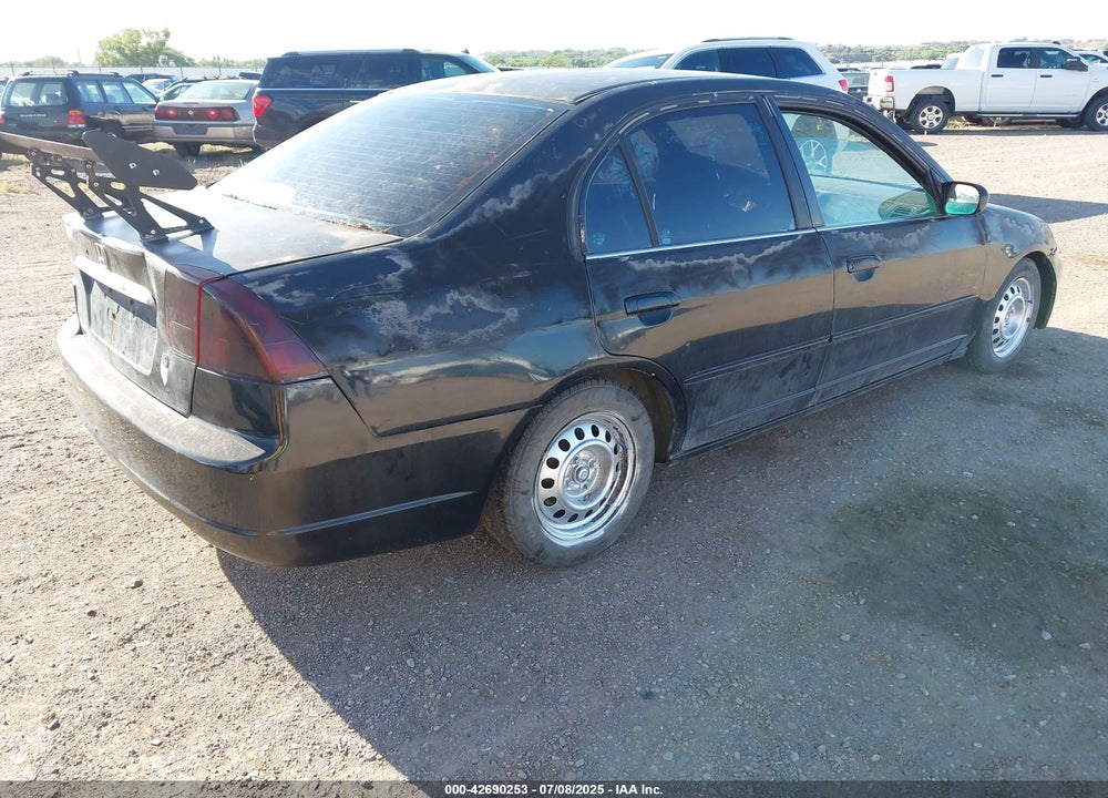 2002 HONDA CIVIC LX VIN: 1HGES16682L066011