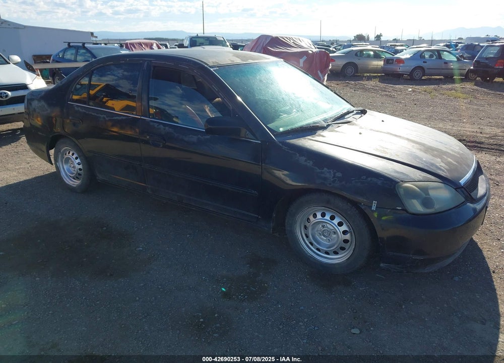2002 HONDA CIVIC LX VIN: 1HGES16682L066011