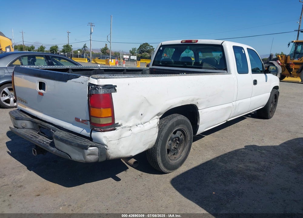 2004 GMC SIERRA 1500 VIN: 1GTEC19T44E127956