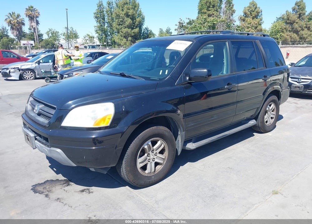 2005 HONDA PILOT EX-L VIN: 2HKYF18695H561081