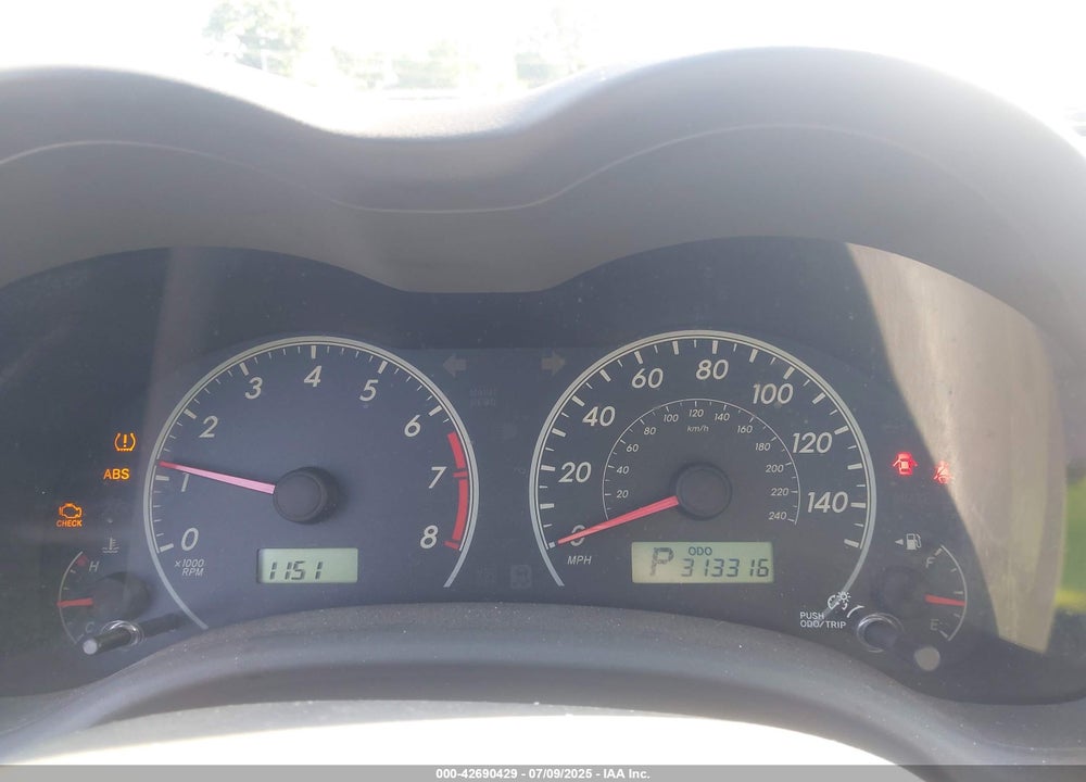 2009 TOYOTA COROLLA VIN: JTDBL40E199064673