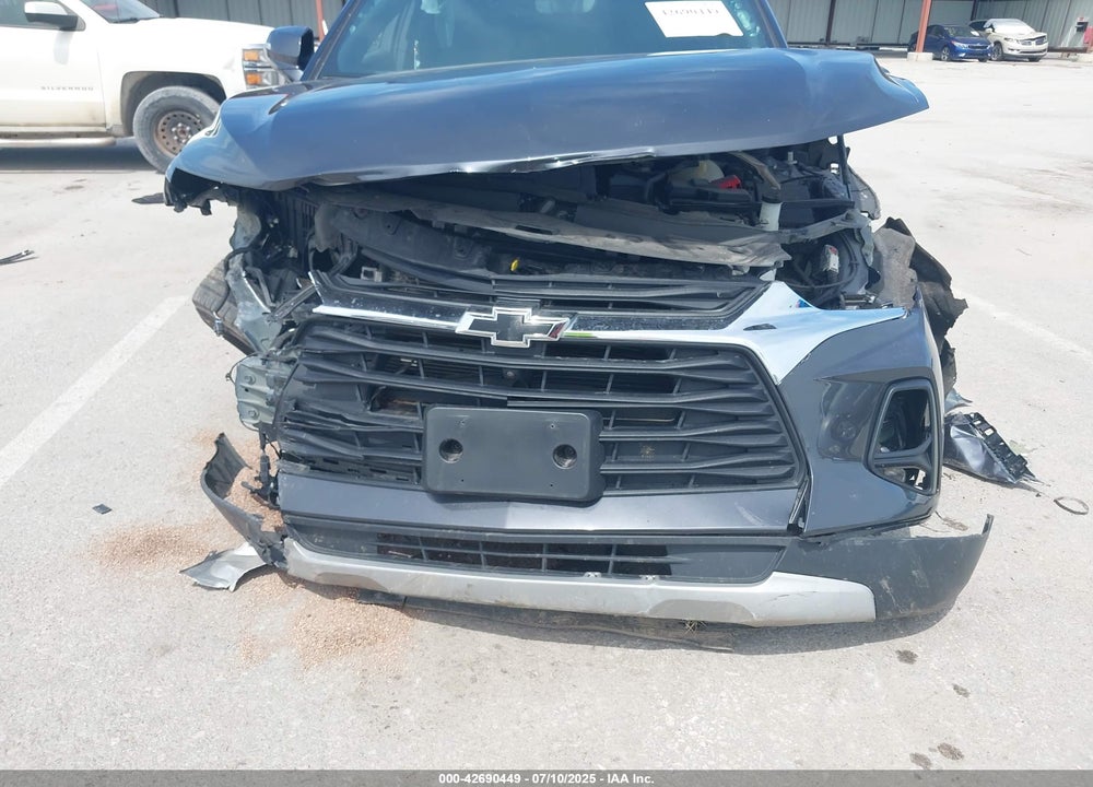 2022 CHEVROLET BLAZER VIN: 3GNKBJR43NS137102