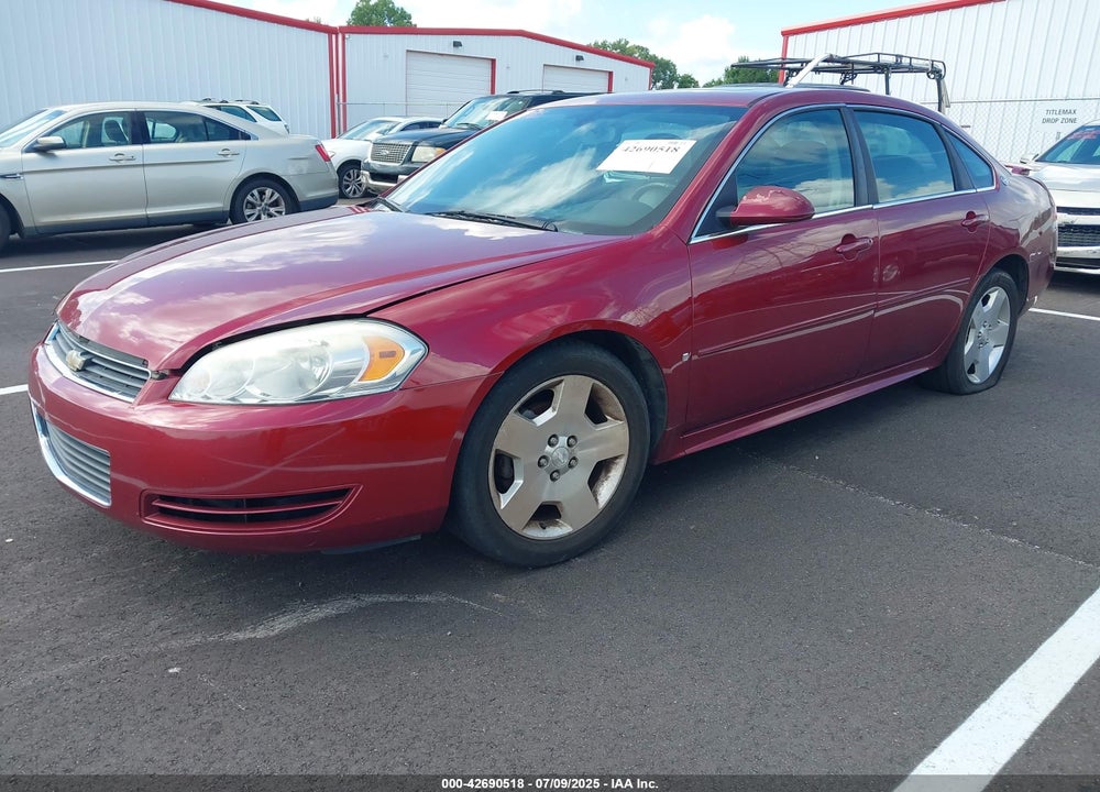 2008 CHEVROLET IMPALA VIN: 2G1WV58K781334713