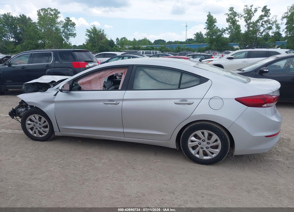 2017 HYUNDAI ELANTRA VIN: KMHD74LF9HU149687
