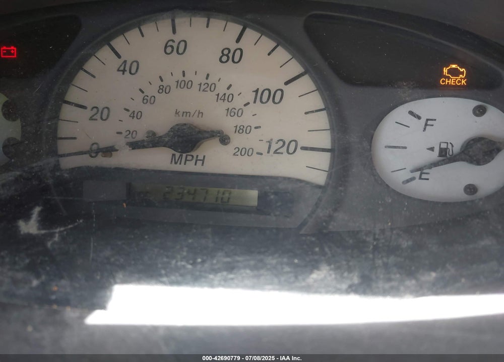 2001 TOYOTA ECHO VIN: JTDAT123010128393