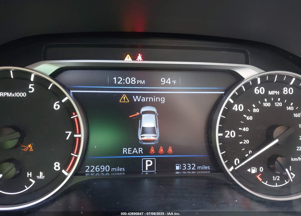 2025 NISSAN ALTIMA VIN: 1N4BL4DV2SN311776
