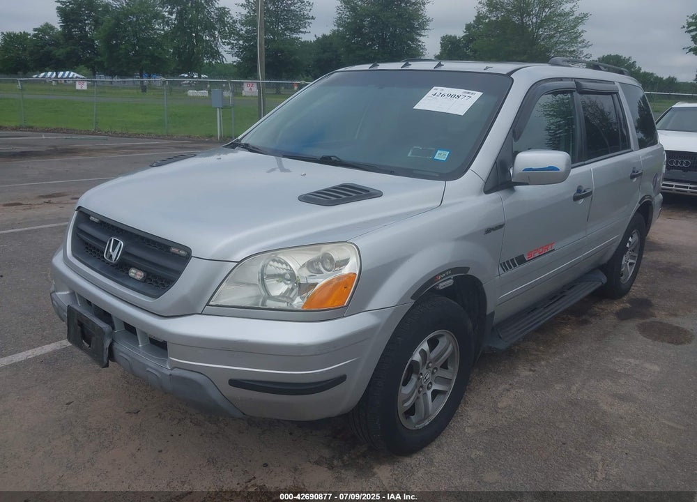 2005 HONDA PILOT EX-L VIN: 2HKYF18565H533293