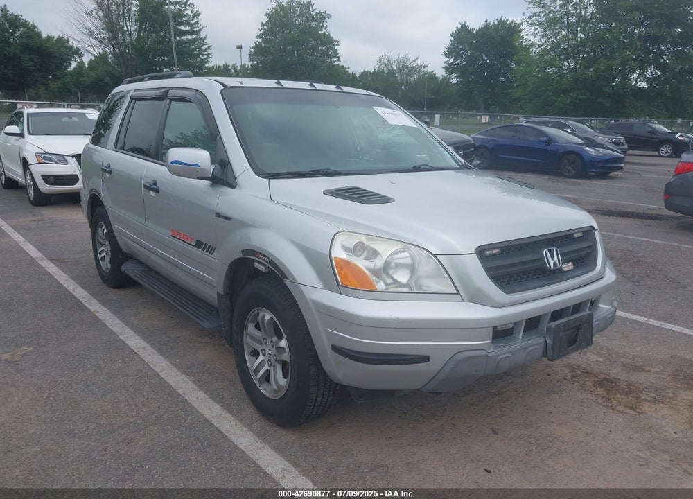 2005 HONDA PILOT EX-L VIN: 2HKYF18565H533293