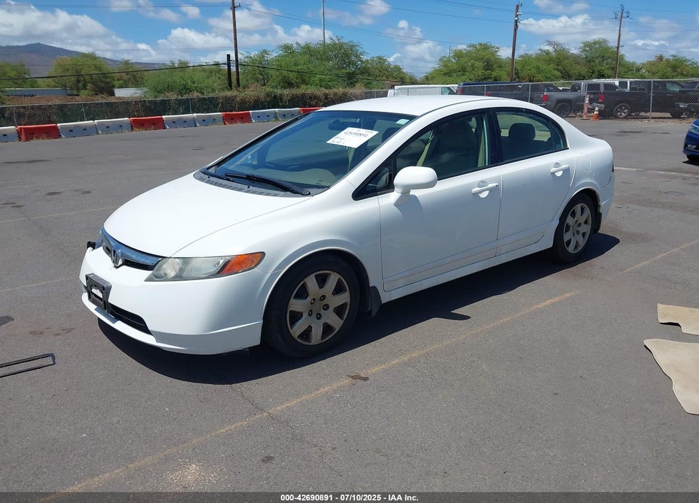 2007 HONDA CIVIC LX VIN: 1HGFA16547L062799
