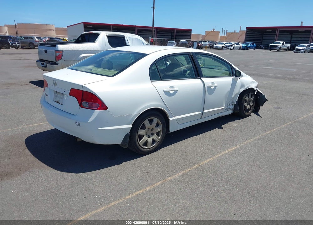 2007 HONDA CIVIC LX VIN: 1HGFA16547L062799