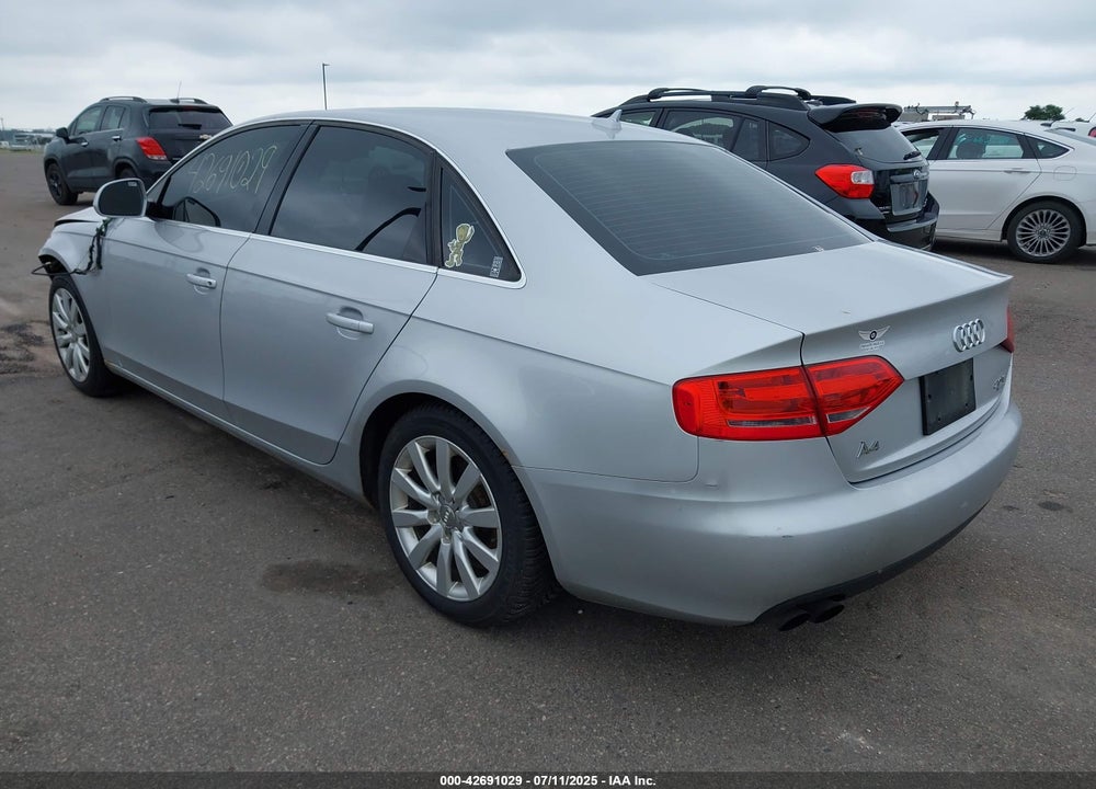 2009 AUDI A4 2.0T PREMIUM VIN: WAUSF78K19N018655
