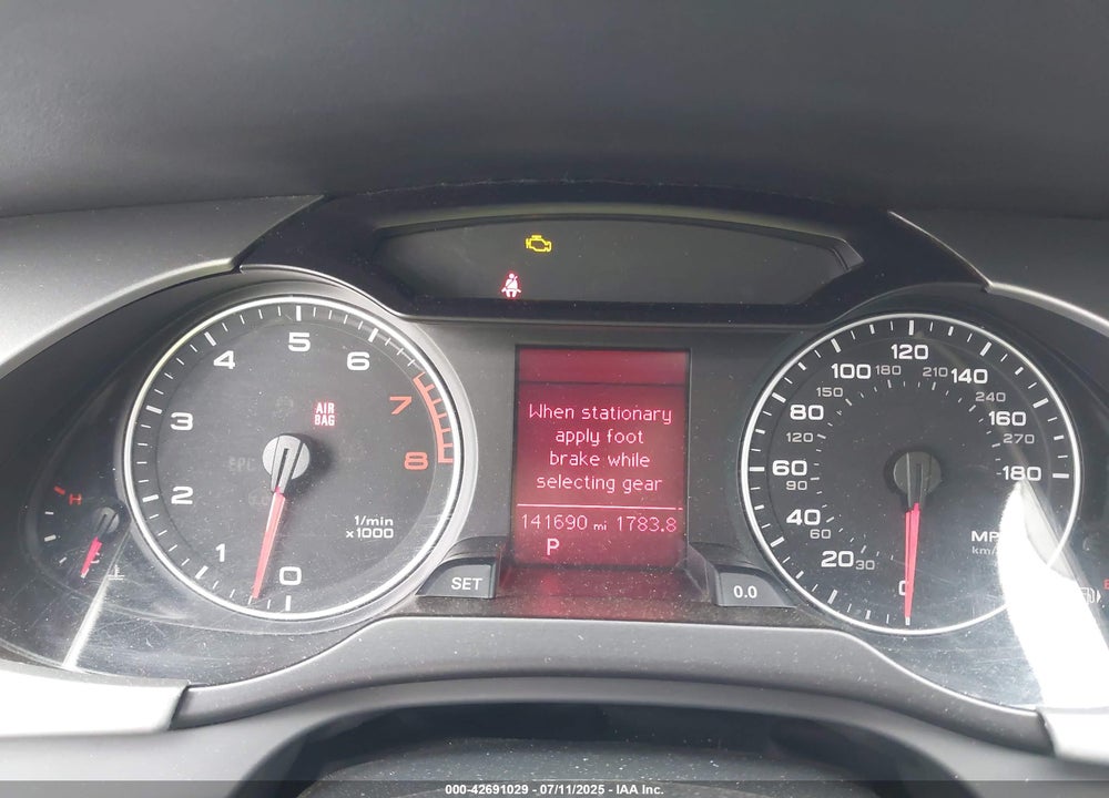 2009 AUDI A4 2.0T PREMIUM VIN: WAUSF78K19N018655
