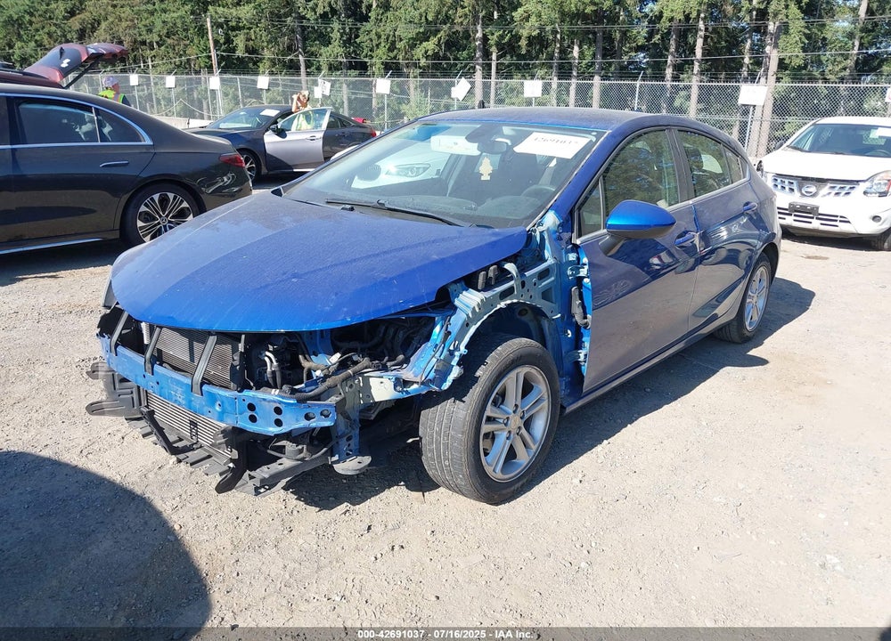 2018 CHEVROLET CRUZE LT AUTO VIN: 3G1BE6SMXJS596718