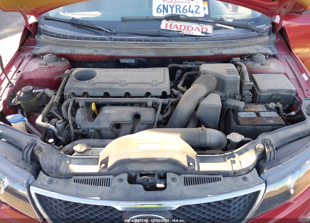 2010 KIA FORTE EX VIN: KNAFU4A23A5261341