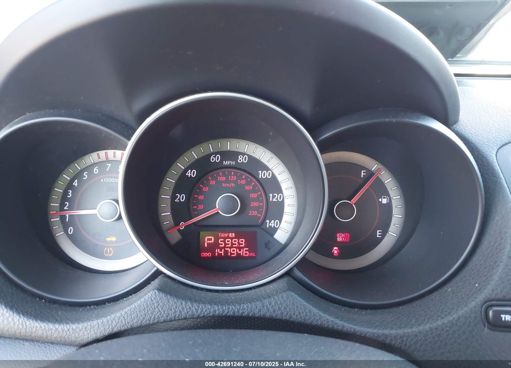 2010 KIA FORTE EX VIN: KNAFU4A23A5261341
