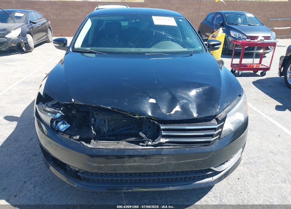 2013 VOLKSWAGEN PASSAT 2.5L SE VIN: 1VWBP7A33DC064346