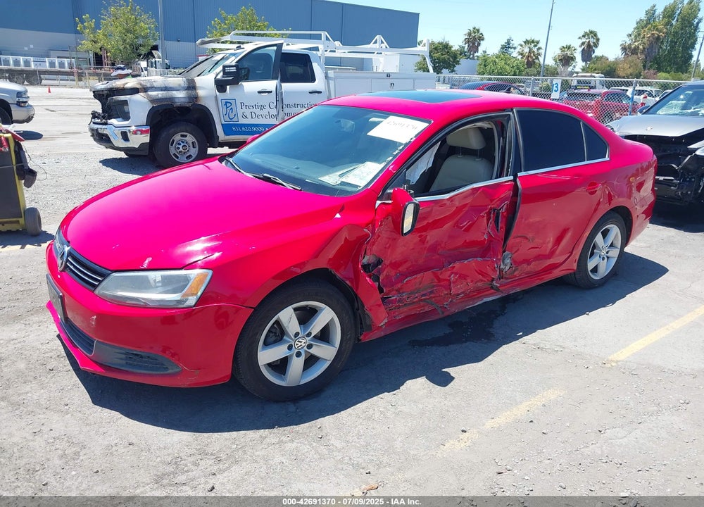 2013 VOLKSWAGEN JETTA VIN: 3VWLL7AJ0DM444709