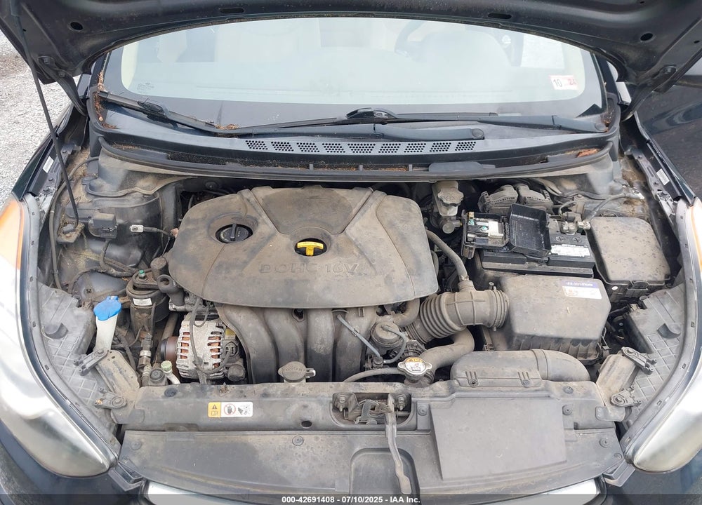 2012 HYUNDAI ELANTRA VIN: KMHDH4AE6CU301408