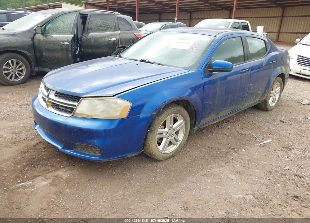 2012 DODGE AVENGER VIN: 1C3CDZCB6CN162603