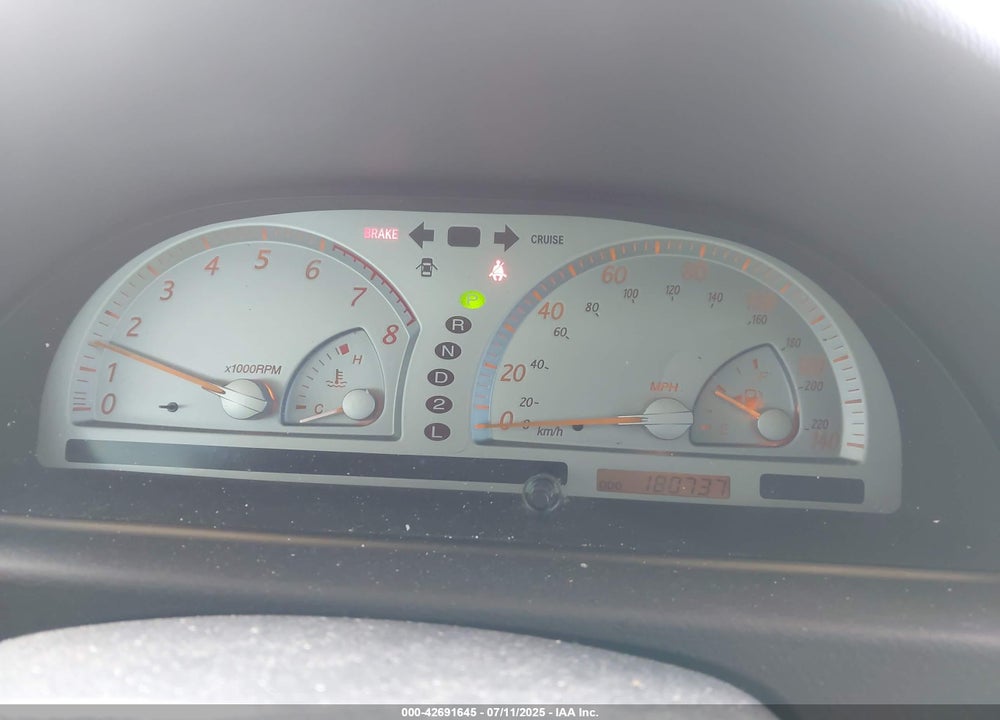 2002 TOYOTA CAMRY SE V6 VIN: 4T1BF30K72U509682