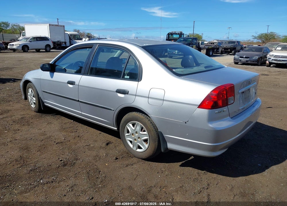 2005 HONDA CIVIC VP VIN: 2HGES16495H500601