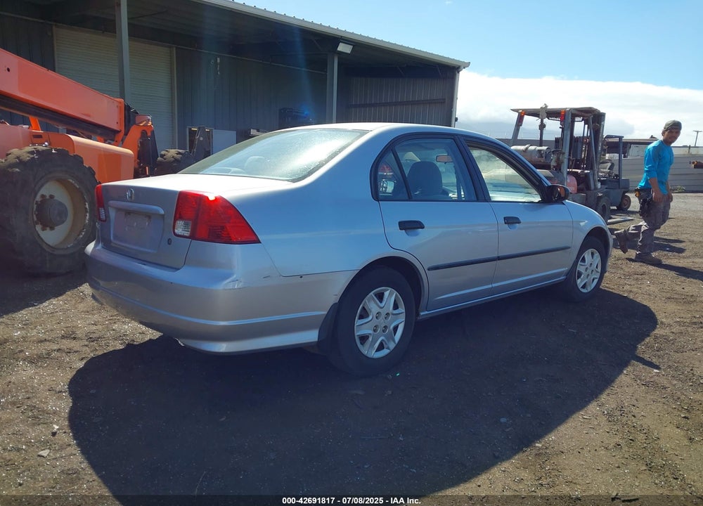2005 HONDA CIVIC VP VIN: 2HGES16495H500601