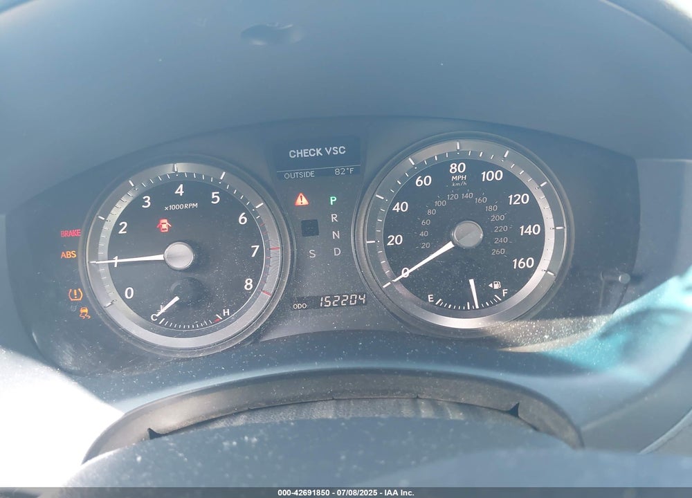 2007 LEXUS ES 350 VIN: JTHBJ46G972039801