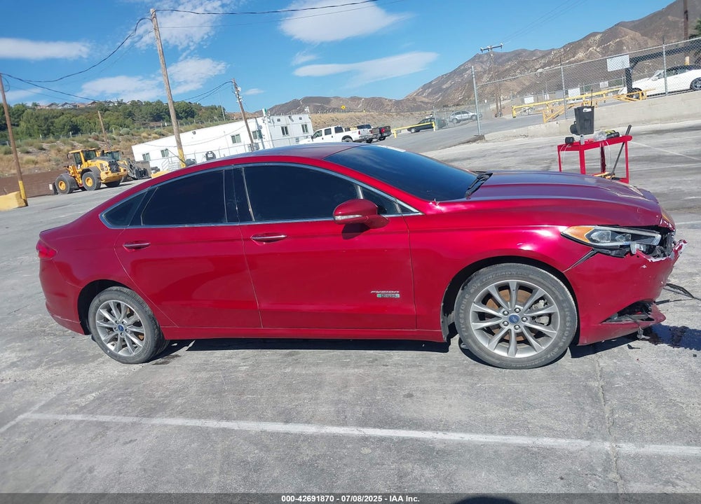 2018 FORD FUSION ENERGI SE LUXURY VIN: 3FA6P0PU7JR167400