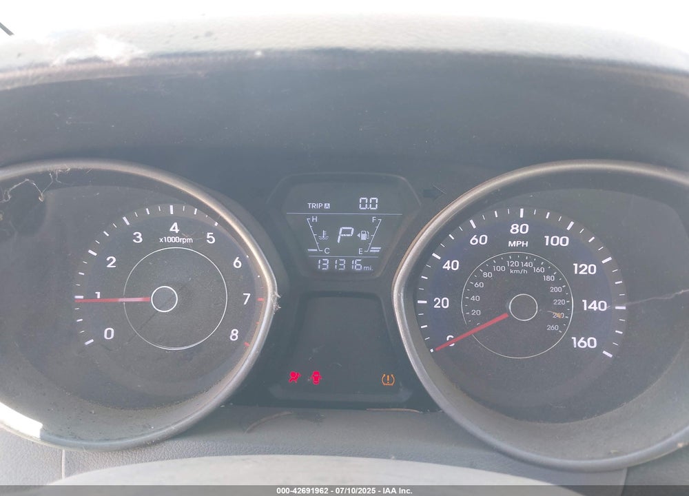 2016 HYUNDAI ELANTRA VIN: 5NPDH4AE7GH770494