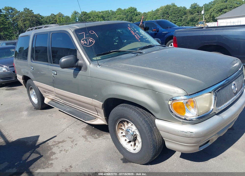 2001 MERCURY MOUNTAINEER VIN: 4M2ZU86P61UJ00123