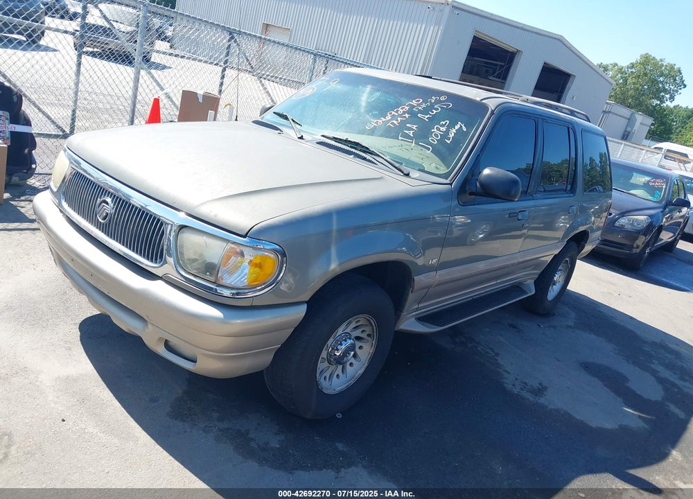 2001 MERCURY MOUNTAINEER VIN: 4M2ZU86P61UJ00123